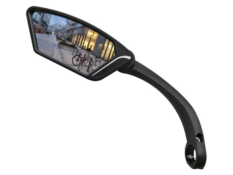 Merkloos Spiegel fiets e-bike l zw (8716637018982)