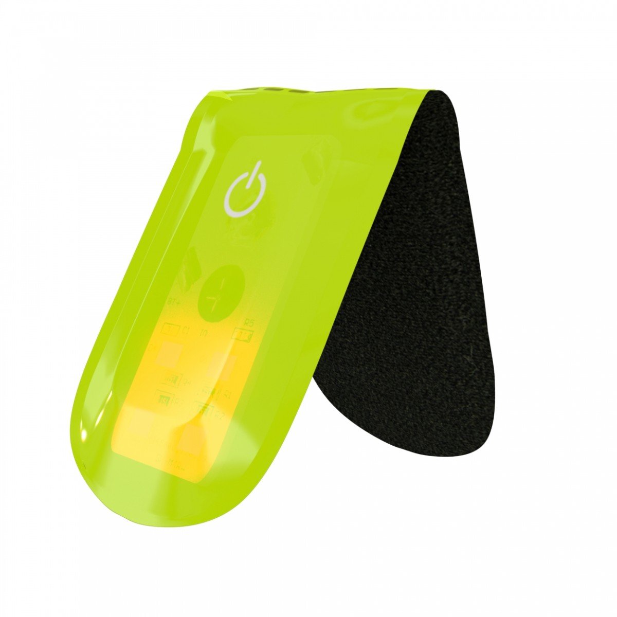 Wowow Reflectie ww magnetlight m/rode led geel (5420071141214)