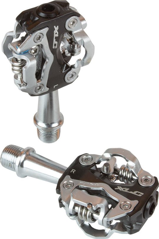 Pedaal Xlc atb sh spd dubbel alm zw stel (4032191963204)