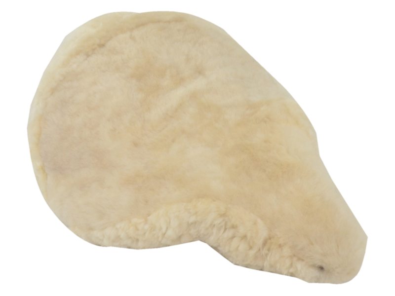 Merkloos Zadeldek schapenvacht univ. wit/beige (8716637010238)