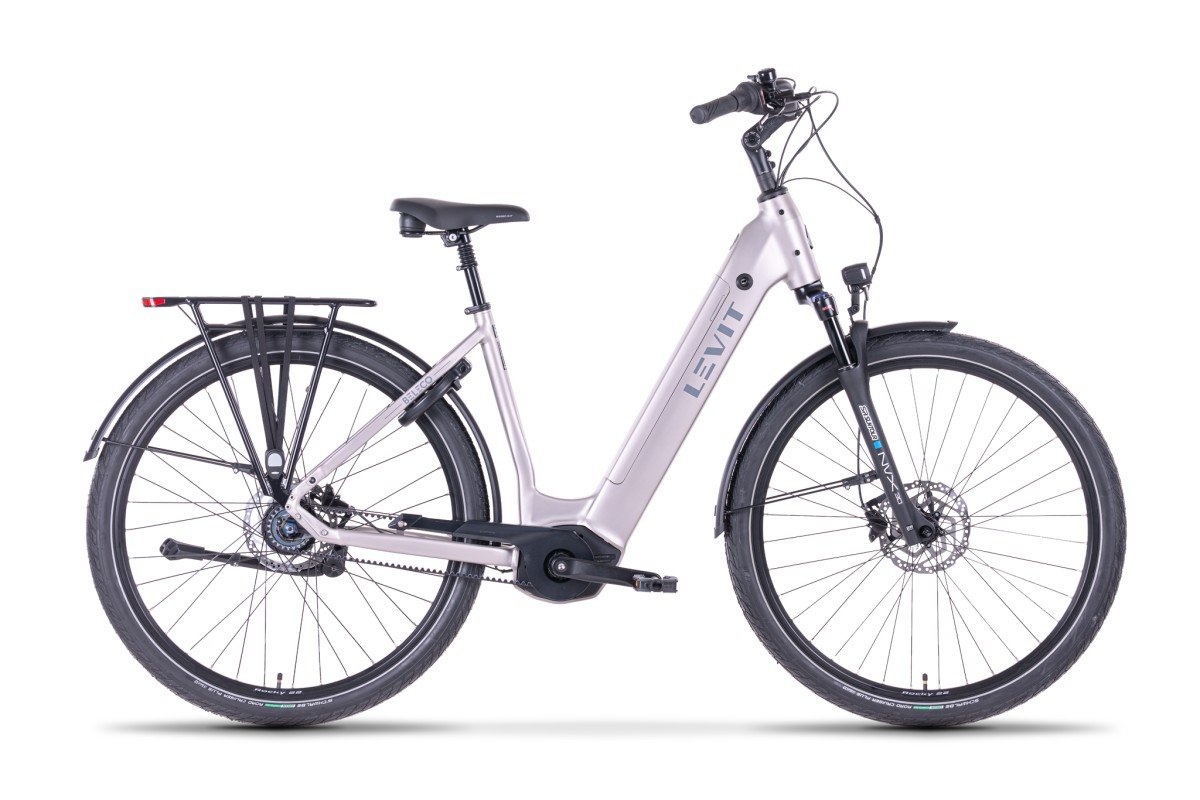 LEVIT BELECO 5 lowstep champagne 540Wh 50cm Dames monotube Champagne 50cm 2026 (8595174259023)