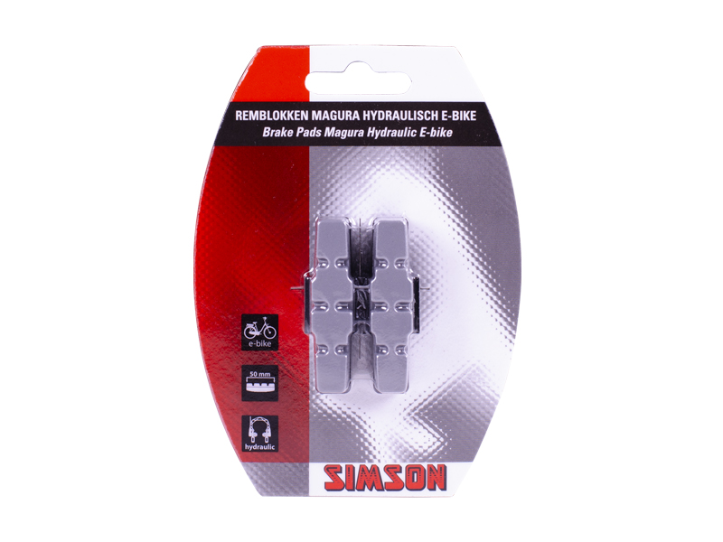 Simson remblok set Magura velgrem E-bike (8711646202100)