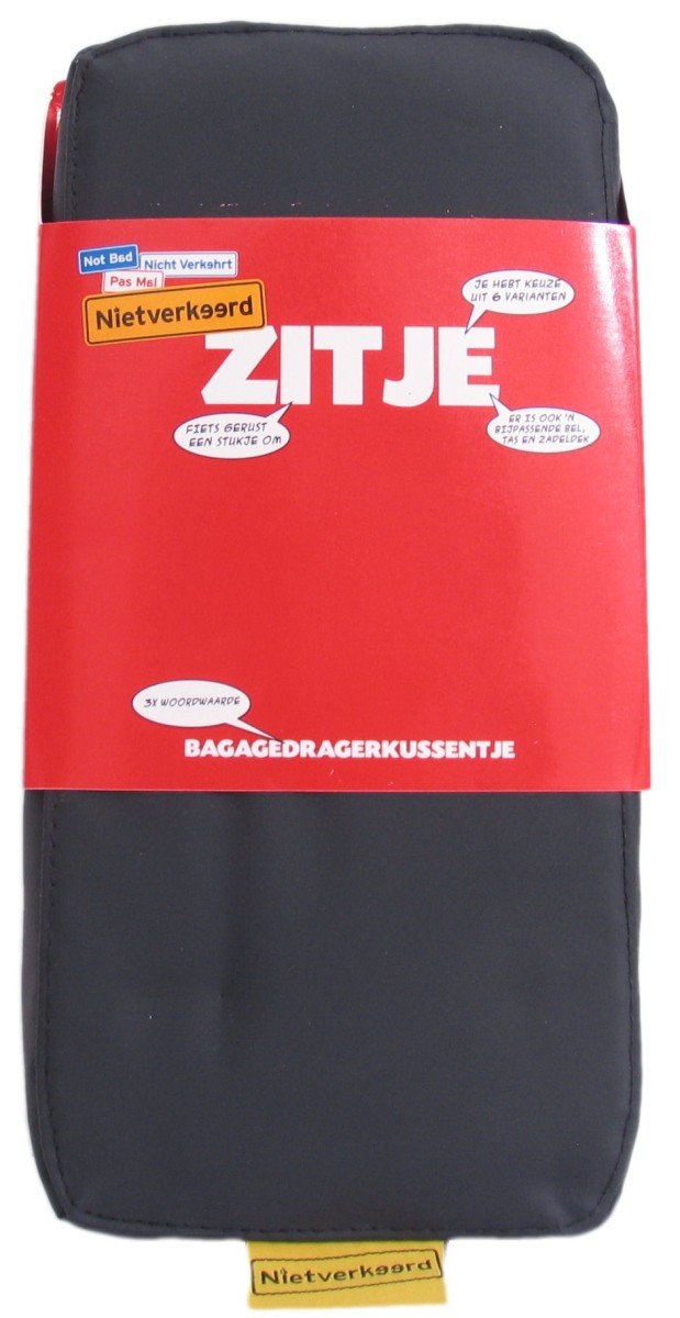 Niet verkeerd Nietverkeerd zitkussen zwart (8718836200649)