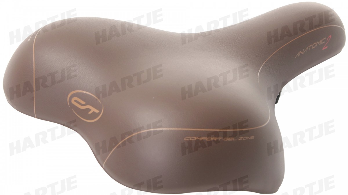 Contec Zadel Anatomic II Light (City/Tour) Dames Zwart (4250311312811)