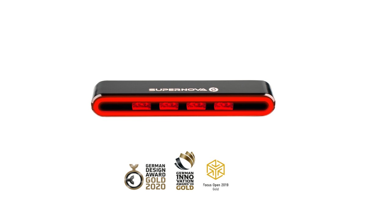Supernova Achterlicht M99 TL2 Pro voor E-bikes tot 45km/h 12V, (4260224791207)