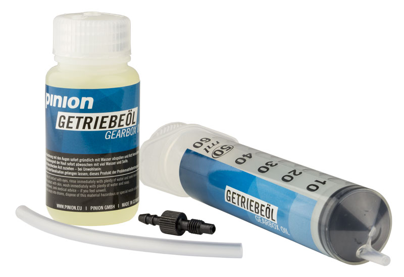 PINION versnellingsbak olie Voor alle jaargetijden, olieservice-set, incl. 60ml olie (4260416262935)