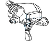 Stromer Shifting Lever SL942 (402306) (7630044625599)
