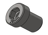 Stromer Hweel Nut RW0ST2 Left Black (402909) (7630044638469)