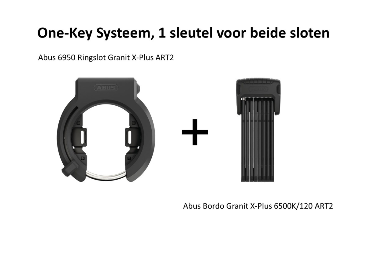 Abus Ringslot 6950 + Bordo 6500K/120 One Key ART2 10/12+15/15 (2181006115061)