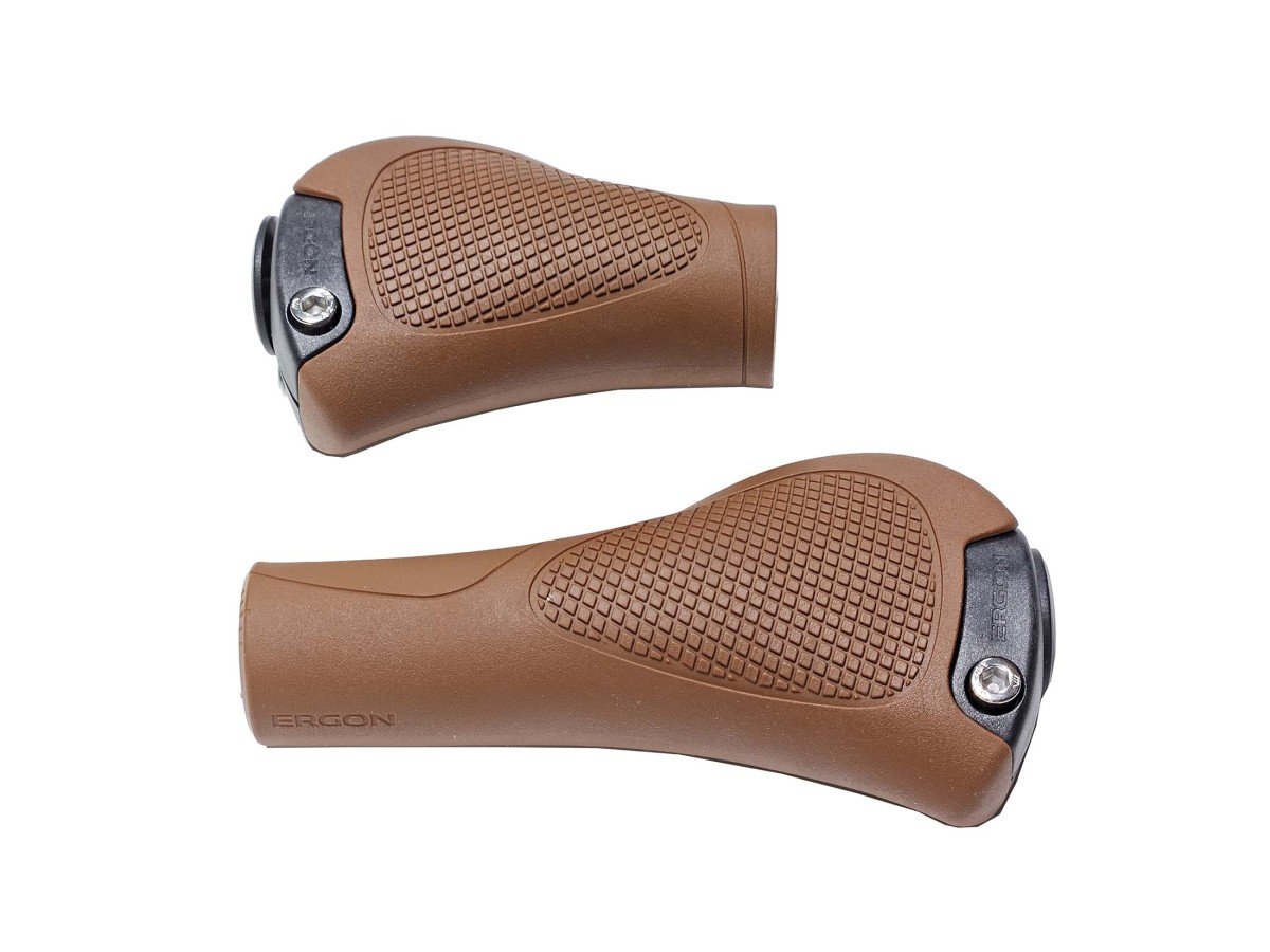 Ergon Handvatset GC10 135/92mm Bruin (10207279) (2181006505800)