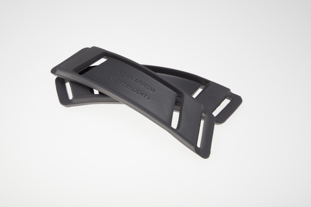 Urban arrow UA Schouder pads t.b.v. Family Gordel - Set L+R - Grijs (8785261633717)