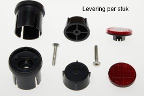Urban arrow UA Protection Tube Reflector Cap Rood (Achter) (600751900) per stuk (8721052906141)