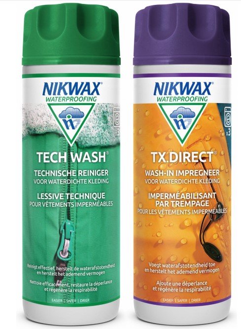 Nikwax Tech Wash & TX Direct voordeel set impregneermiddel&wasmiddel 2pack 300 ml (5020716010303)