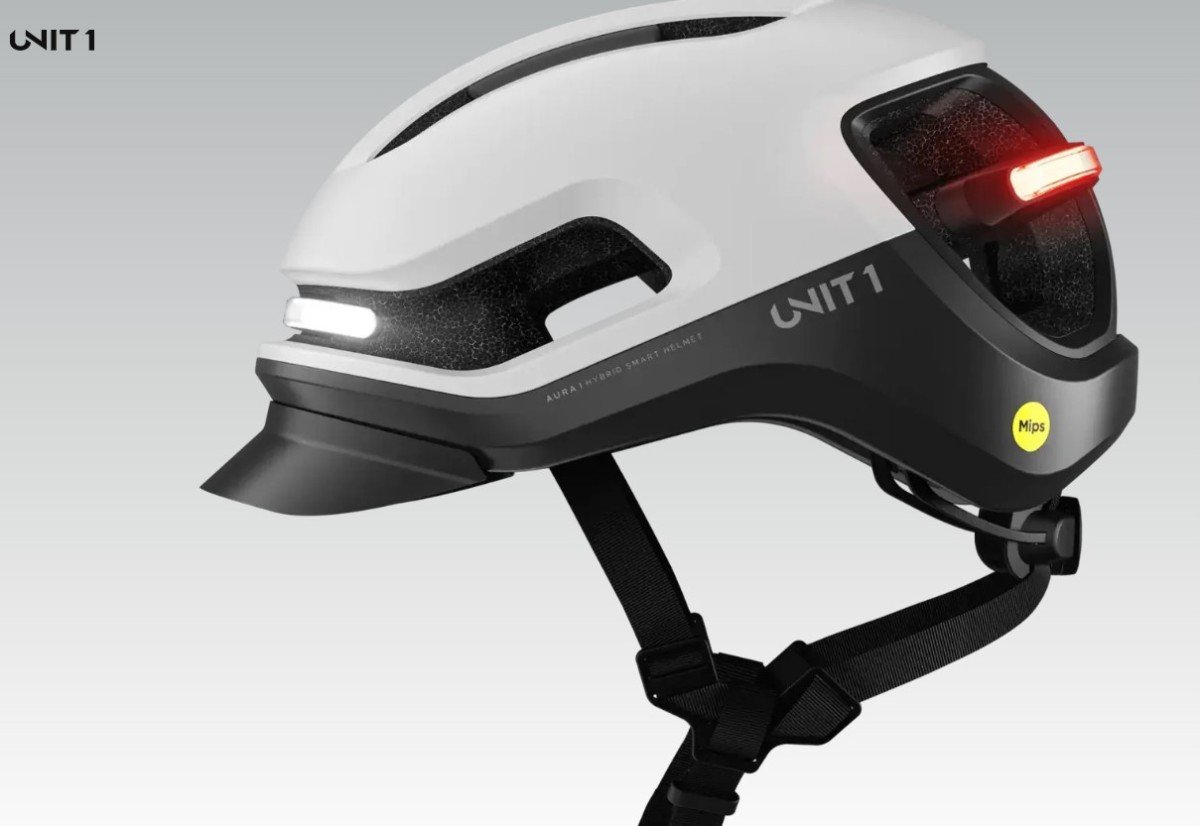 Unit1 Aura Mips Smart Helmet M (55-59cm) Orca (0850058342139)