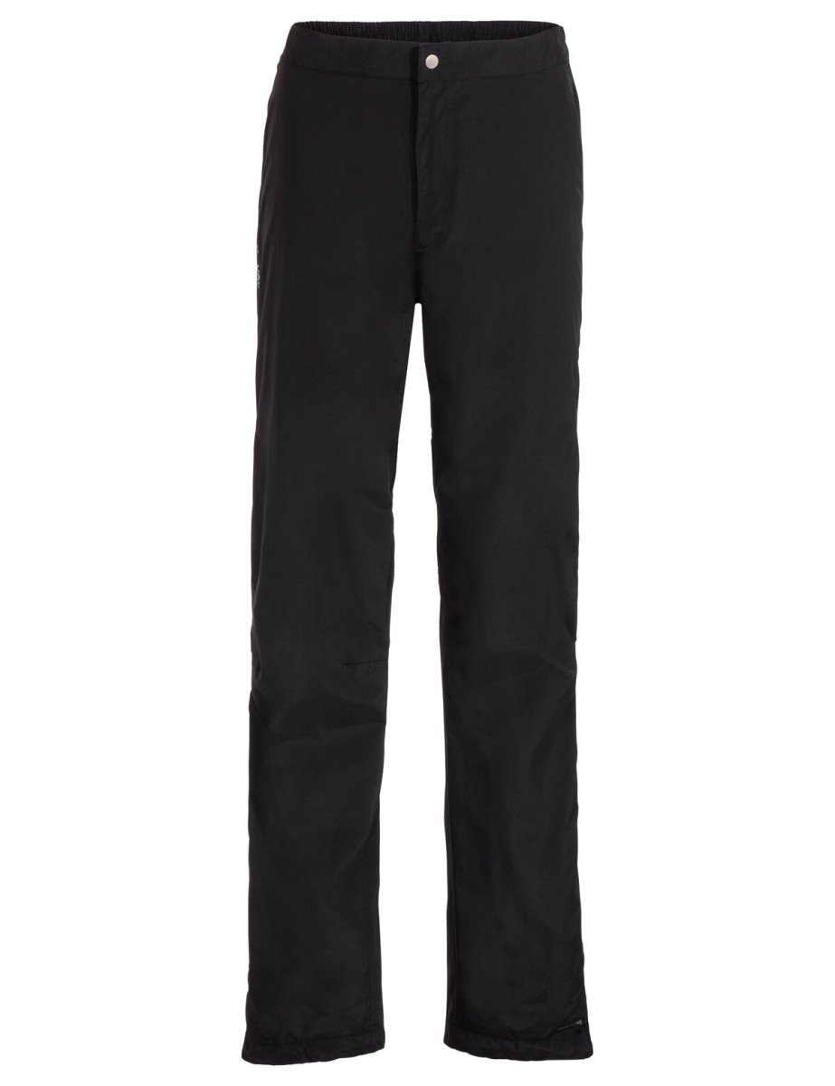 Vaude* Vaude Yaras Rain Pants III Maat 50 (M) Zwart (4052285821845)