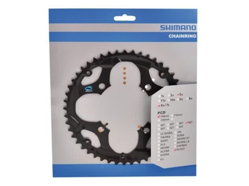 Shimano Kw 48t alivio fc-t4060 voor 48x38x28t cg zwa (4524667918998)