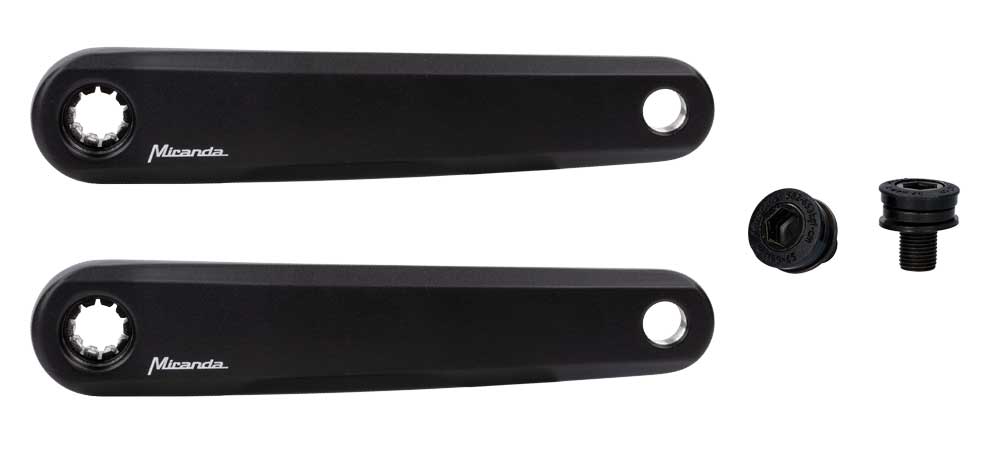 Crank Miranda Delta Bosch GEN3 Alu Zwart set 170mm (8715957400477)