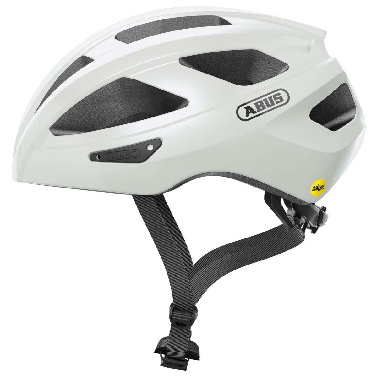 Abus Helm Macator Mips Pearl White M (52-58cm) (4003318961472)