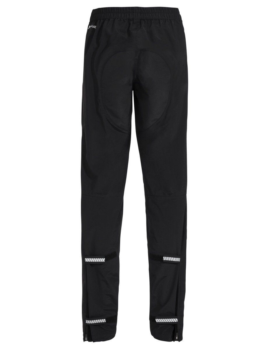 Vaude* Vaude Yaras Rain Pants III, Dames Maat 40 (M) Zwart (4052285843007)