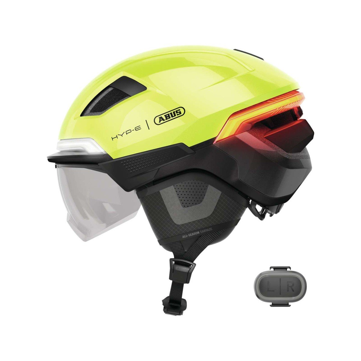 Abus smart helm Hyp-E Ace signal yellow S 51-55cm (4003318451553)