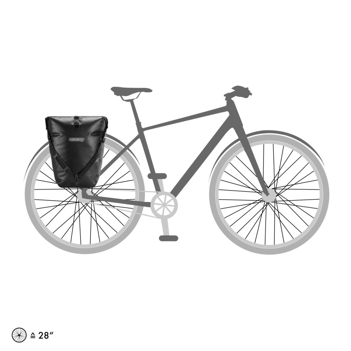 Ortlieb Tas pakaf Back-Roller Free 20 l black (4013051055192)