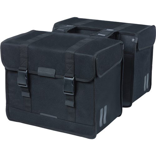 Basil Kavan Eco Classic Dubbele Tas Zwart 58L (8715019182204)