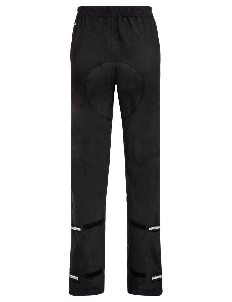 Vaude* Vaude Yaras Rain Pants III Maat 50 (M) Zwart (4052285821845)