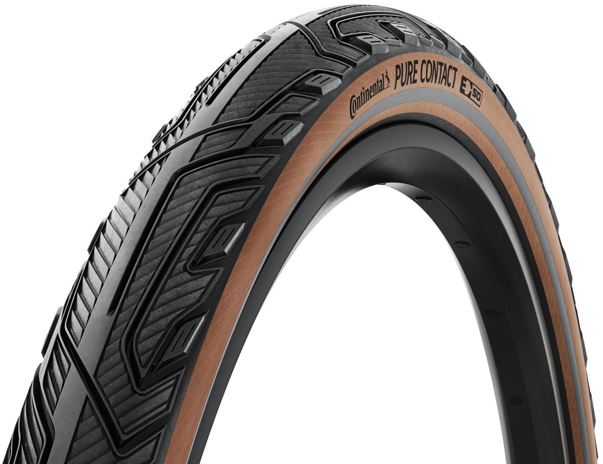Continental Buitenband Pure Contact 60-584 (27,5"x2.4) Zwart/Coffee (4019238073997)