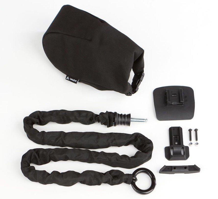 Riese&müller R&M Zadeltas met Abus insteekketting 130cm (VBK0321) (2181008660781)