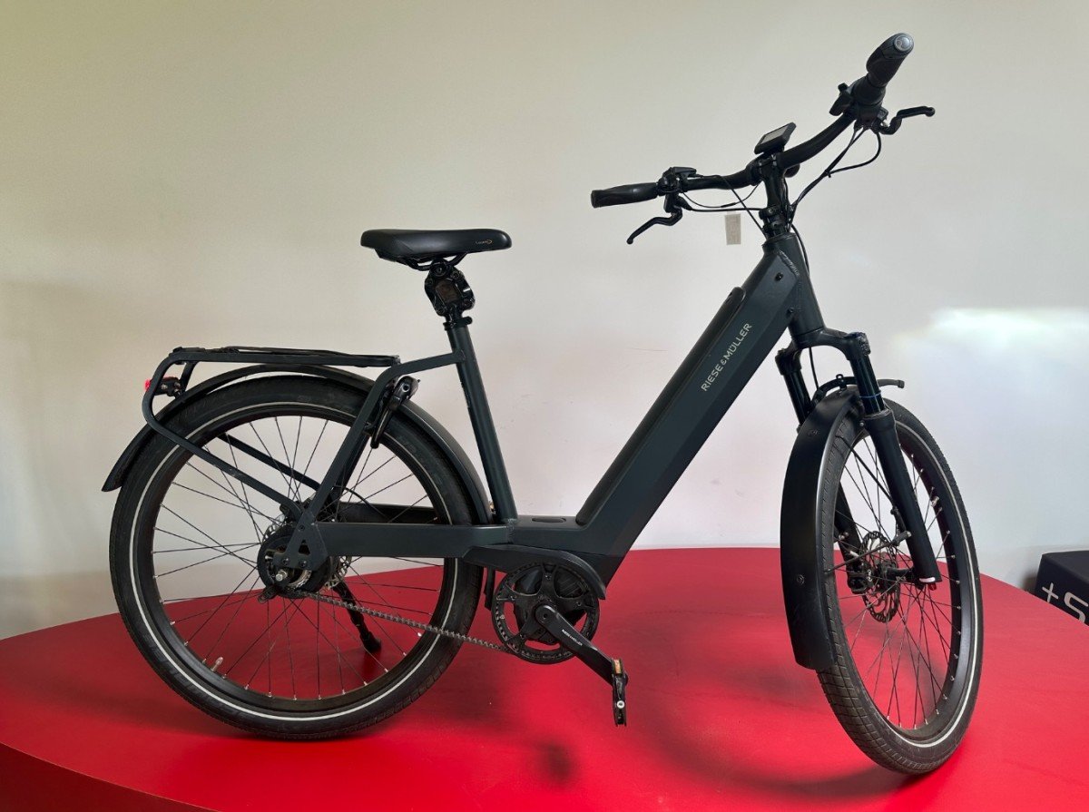 Riese & Müller Nevo4 GT vario, 750wh, Intuvia100, Comfort kit, 56 Dames monotube Dark Grey Matt 56cm 2024 (F00914_070124121108)