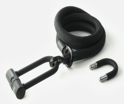 Tex-lock Eyelet Black L 160cm U/X ART2 (4260586430776)