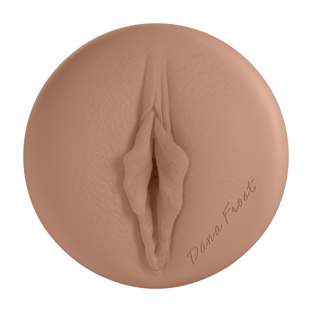 Xkin by shots Metallix - Dana Frost - Torch Masturbator - Pussy - 570g - Silver/Tan (8714273031273)