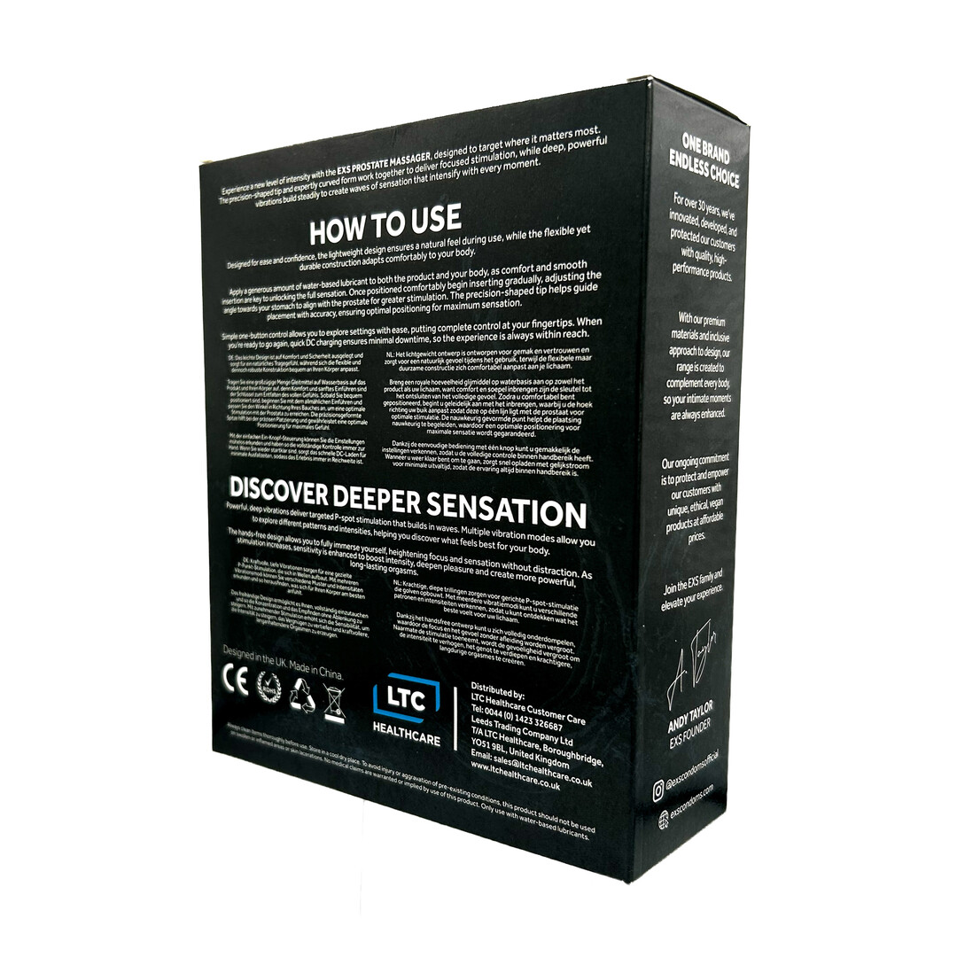 EXS AquaPulse - Triton Pro - Prostaat Massager met Afstandsbediening - Blauw (5027701010140)