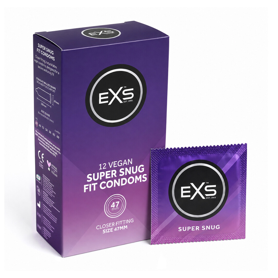 EXS Super Snug Fit - Condooms - 12 Stuks (5027701009892)