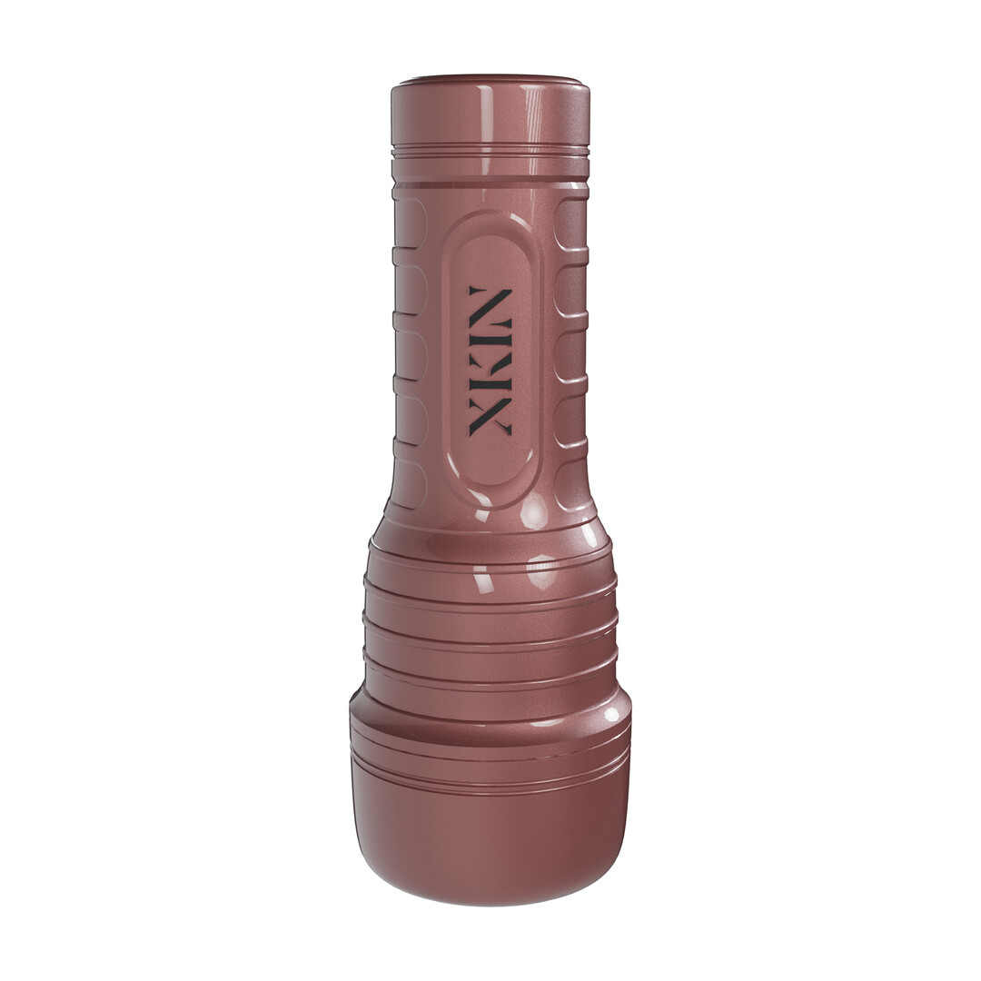 Xkin by shots Metallix - Lexi Rouge - Vibrating Torch Masturbator - Ass - 590g - Rose Gold/Flesh (8714273031341)