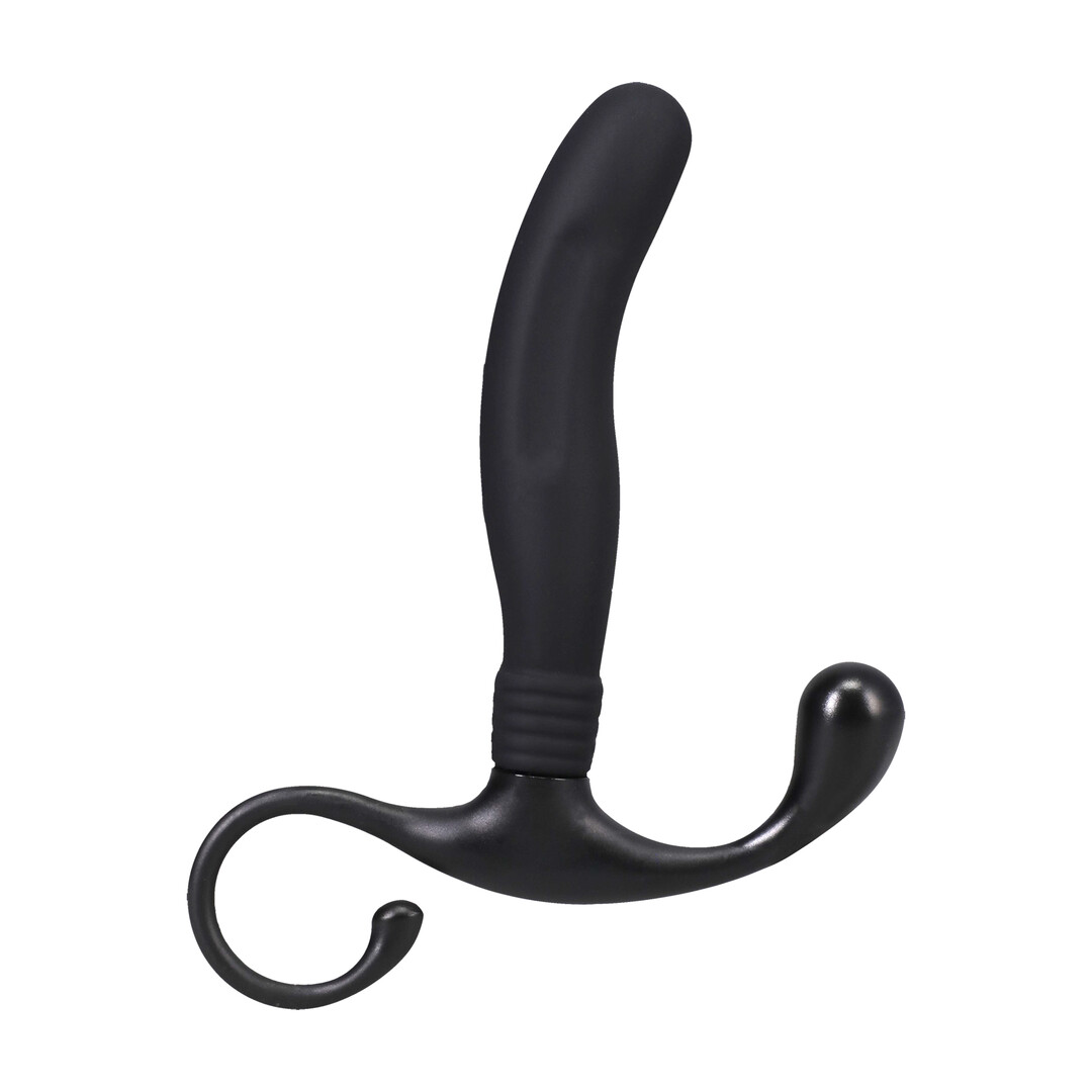 Doc johnson Smooth Silicone Prostate Massager - Black (782421098902)