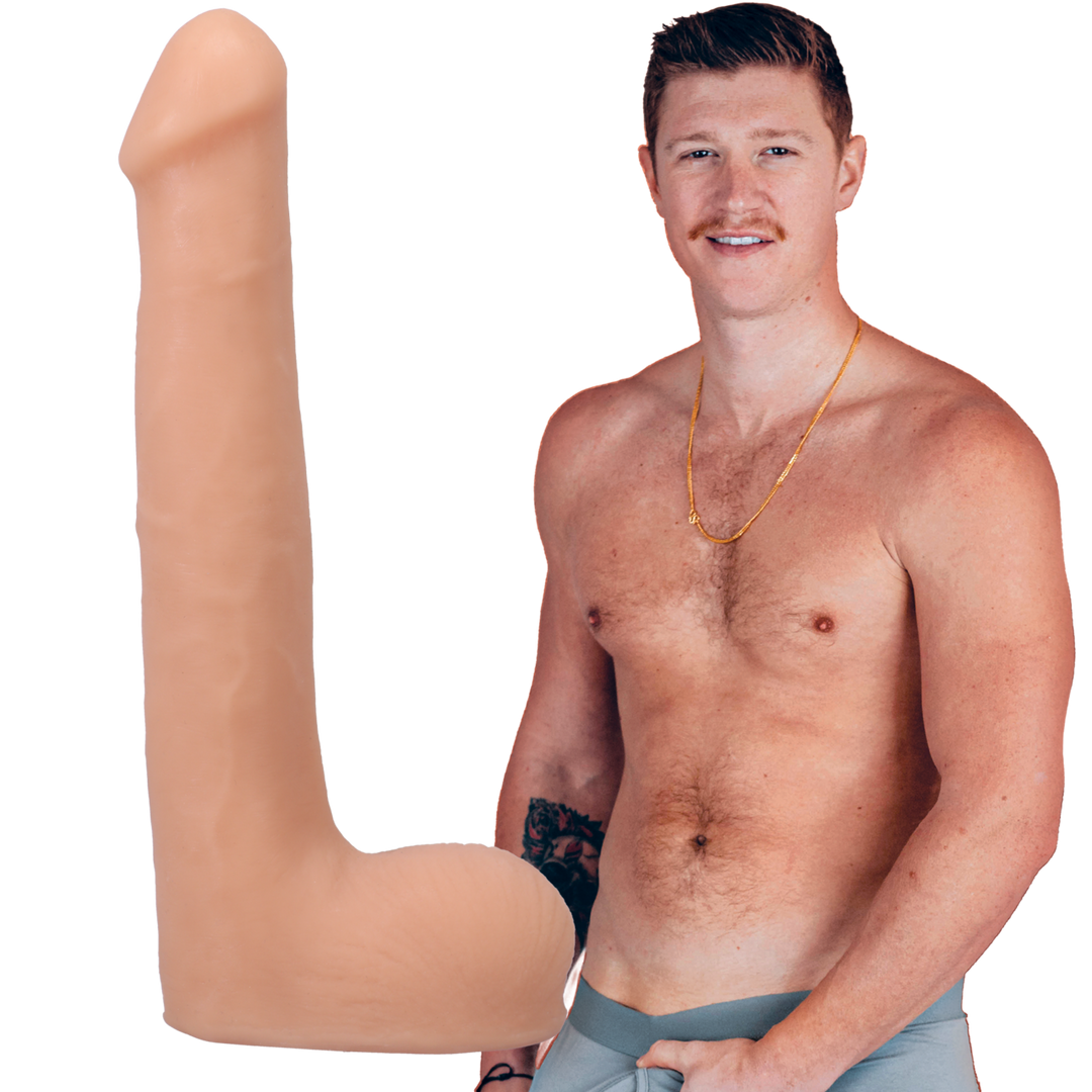 Doc johnson Oliver Flynn - Realistic ULTRASKYN Dildo - 10 / 25 cm - Vanilla (782421087074)