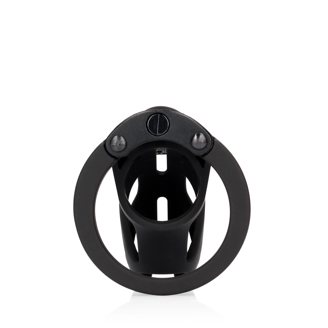 Mancage by shots Model 24 - Chastity Cage - 3.5'' / 9 cm - Zwart (8714273051240)