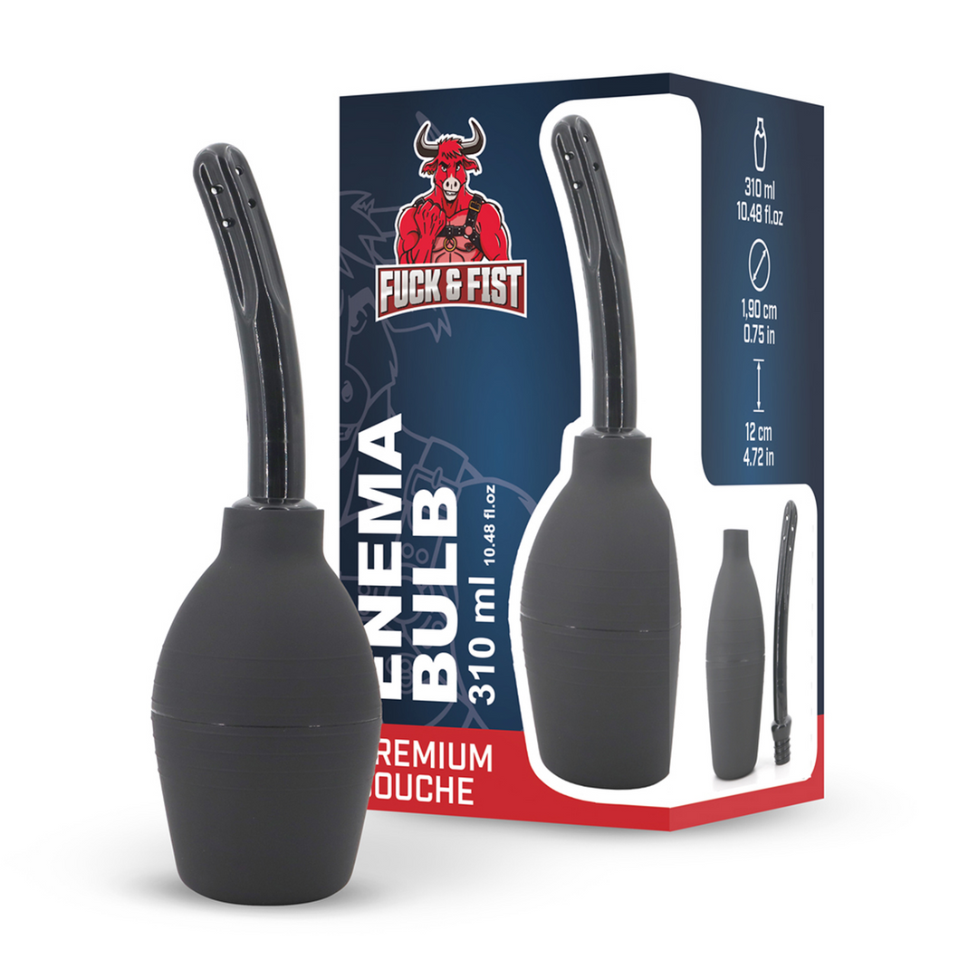 Fuck  fist Enema Bol - Anale Bol - 310 ml - Zwart (3662811920686)