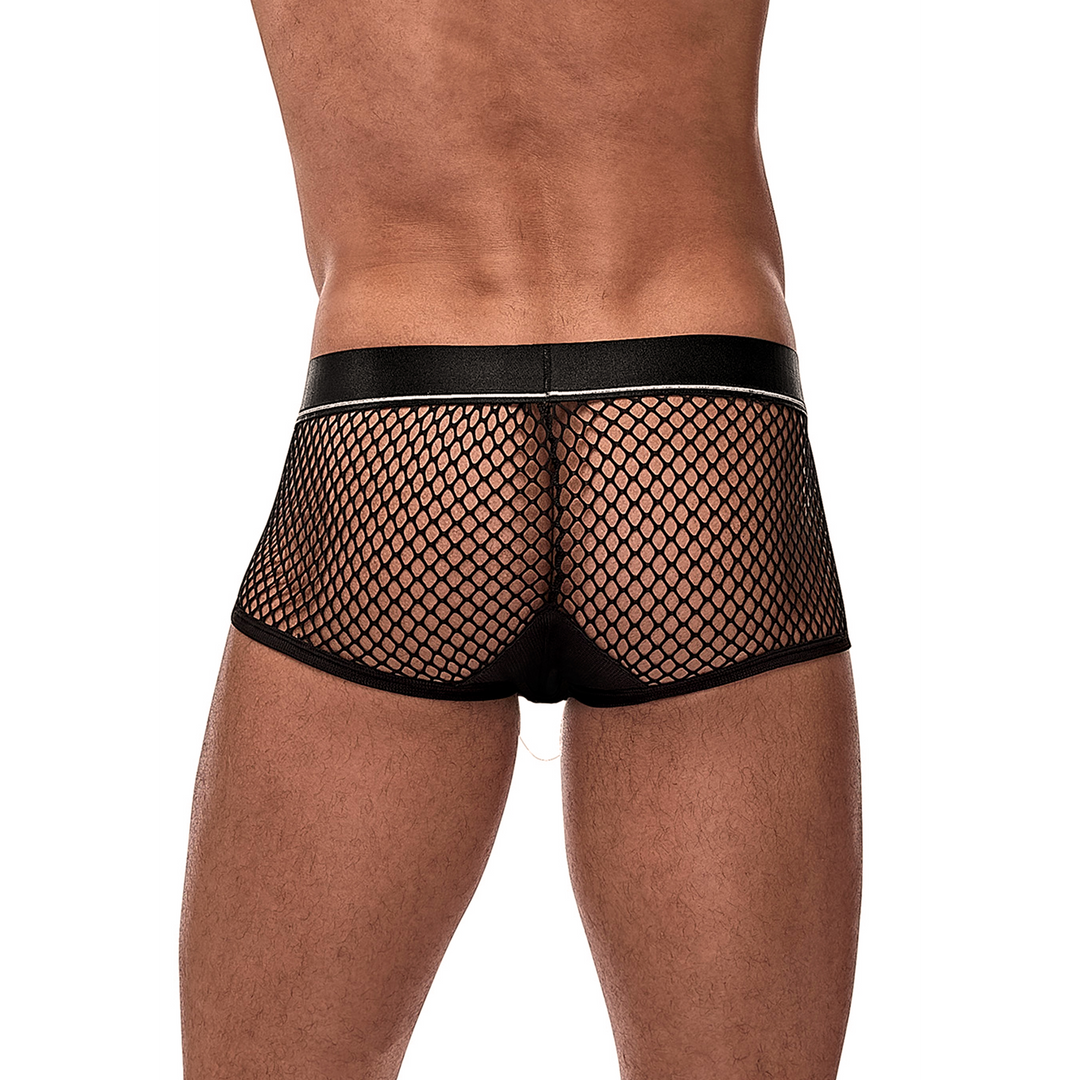 Male power Mini Cock Ring Kort - M - Zwart (845830084024)