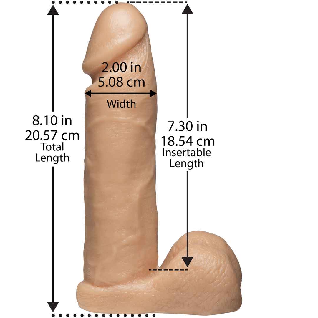 Doc johnson Realistisch Cock + Ultra Harness - 8 / 20 cm (782421157401)
