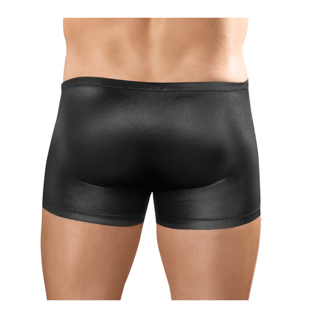 Male power Shorts met rits - S/M - Zwart (845830048675)