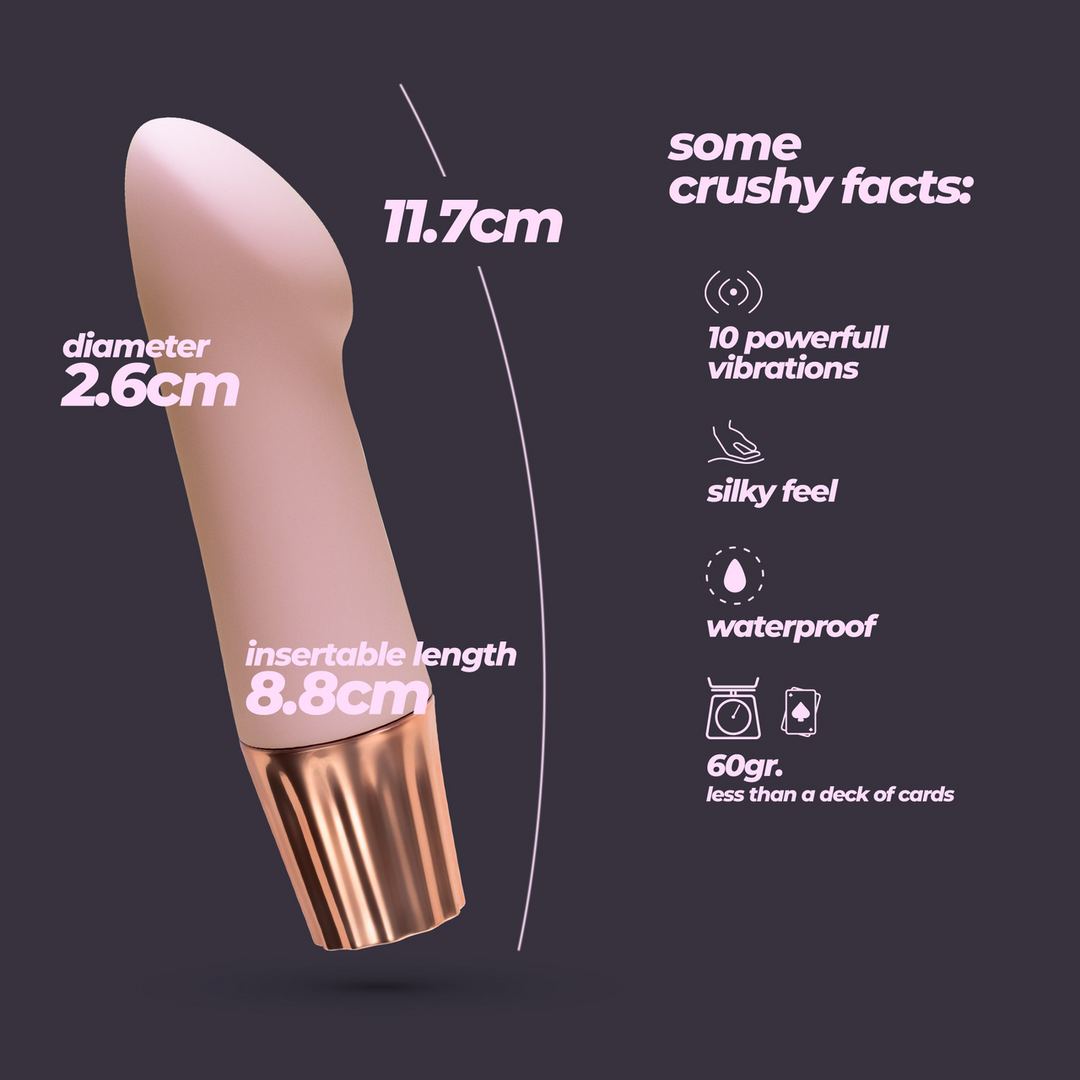Crushious Mellow Angler - Mini G-Spot Vibrator - Roze (7403254161306)