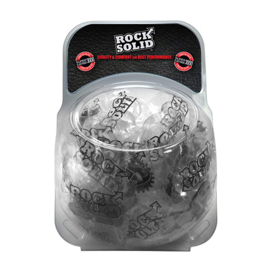 Doc johnson 2 Pack C-Ring Set - Bulk Refill 50 Stuks - Zwart (6768903847095)