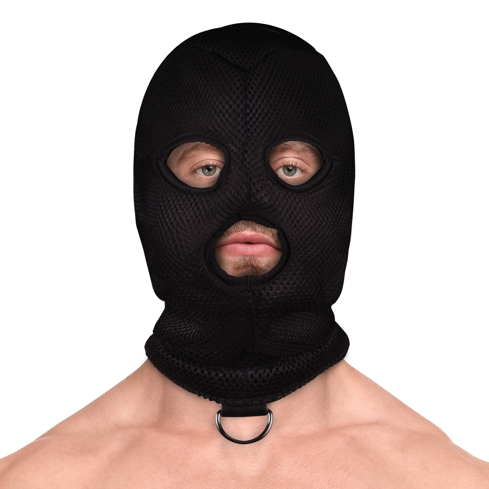 Ouch! by shots Extreme Mesh Balaclava met D-Ring (8714273581464)