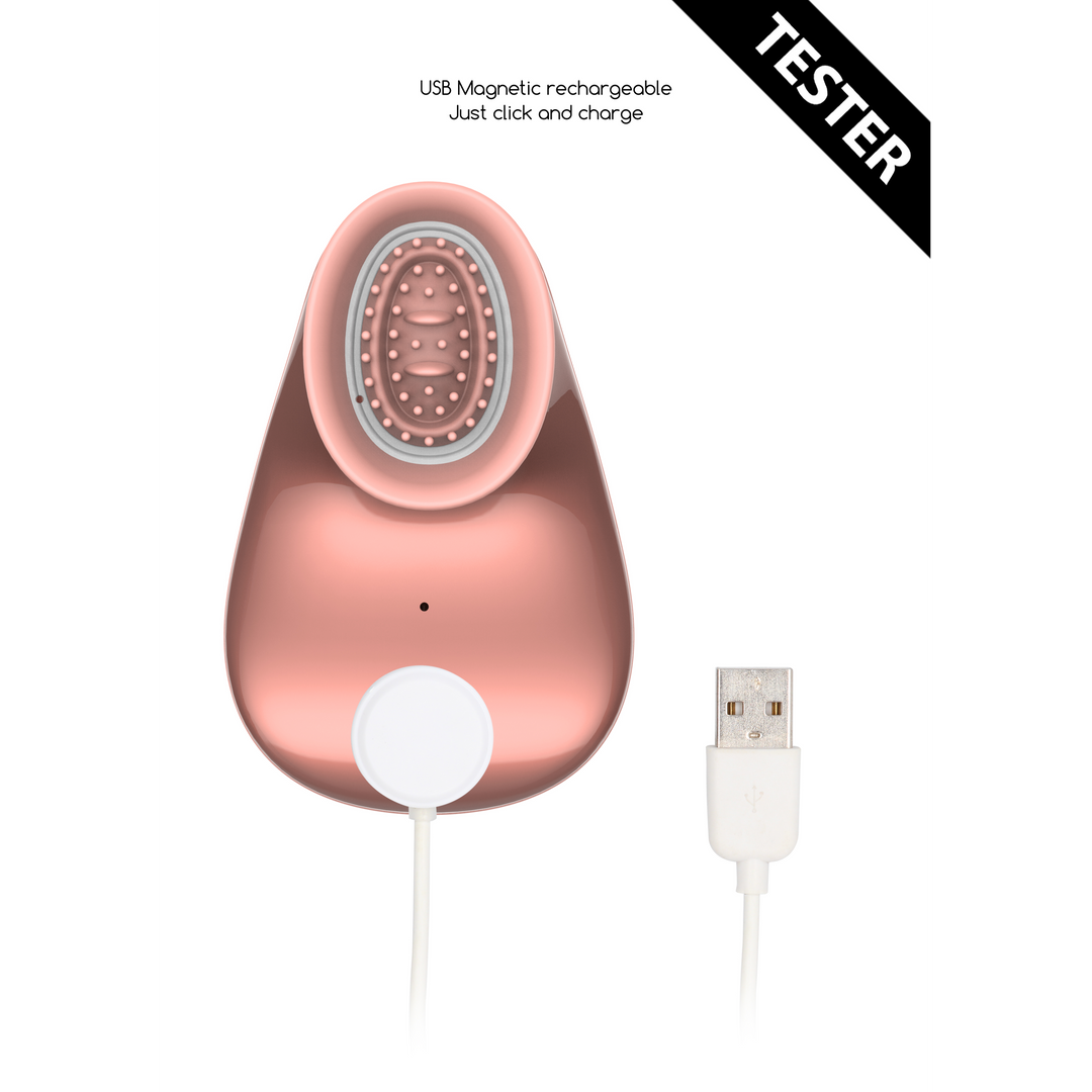 Innovation by shots Twitch Hands - Vrije Suction  Vibration Speelgoed - Roze - Tester (8714273523334)