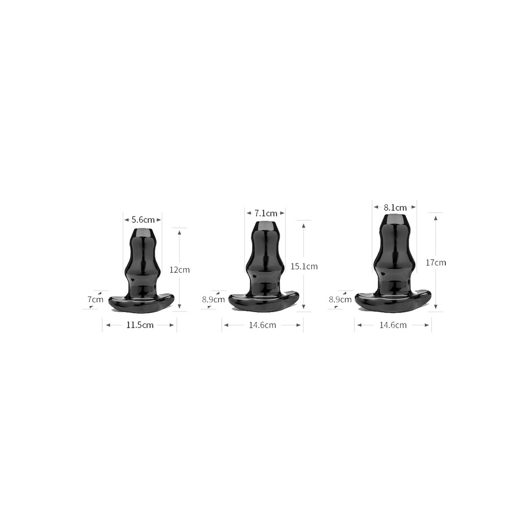 Perfectfitbrand Dubbele Tunnel Plug - Holle Butt Plug - M (852184004493)
