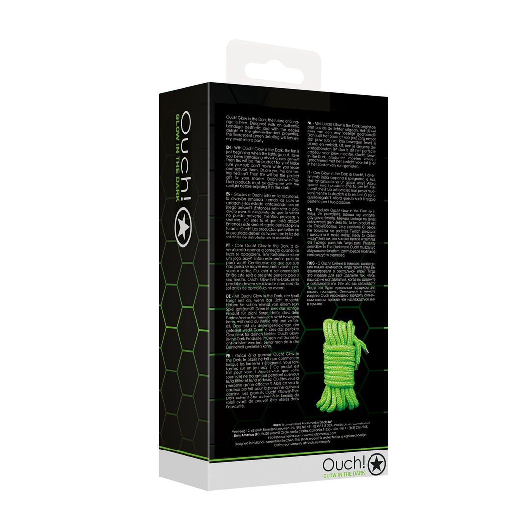Ouch! by shots Touw - Glow in the Dark - 16,4 ft / 5 m (7423522642696)