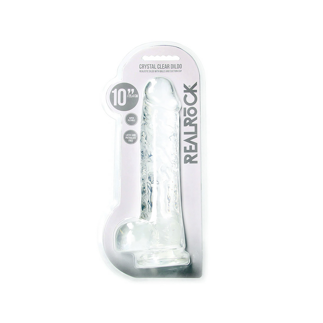 Realrock by shots Realistische Dildo met Ballen - 10 / 25,4 cm (7423522632673)