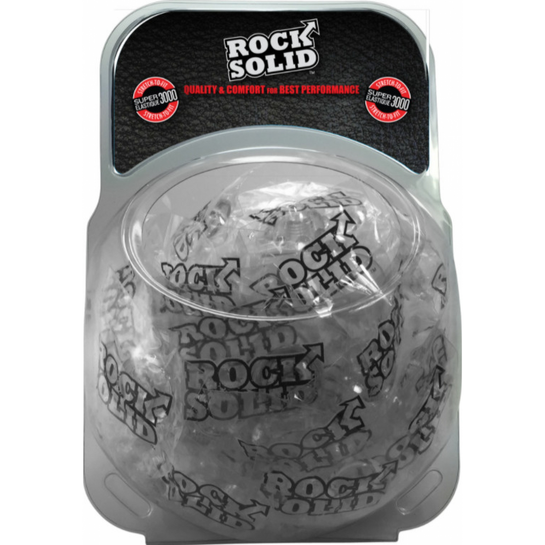 Doc johnson 2-Pack C-Ring Set - Clambowl 50 Stuks - Zwart (7252727307822)
